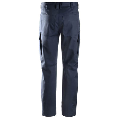 Snickers 6800 Service Trousers Navy back #colour_navy