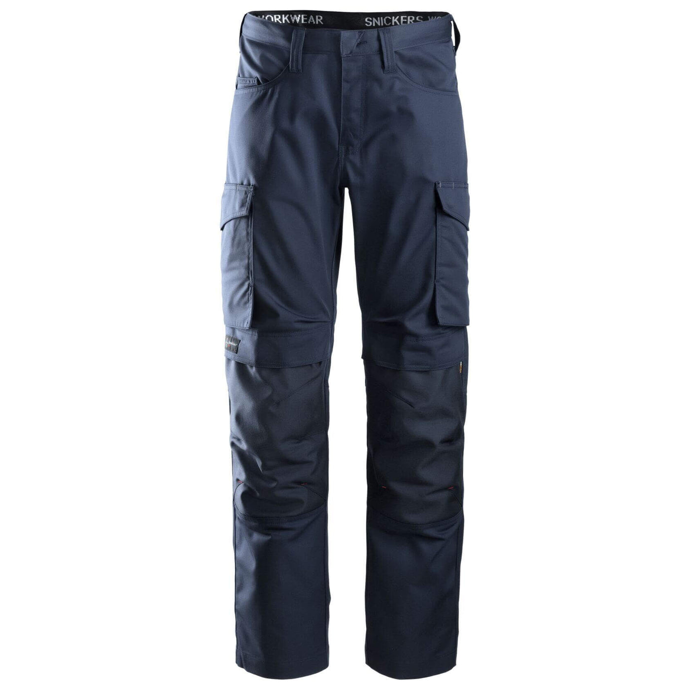 Snickers 6801 Service Trousers with Knee Pad Pockets Navy Navy Main #colour_navy-navy