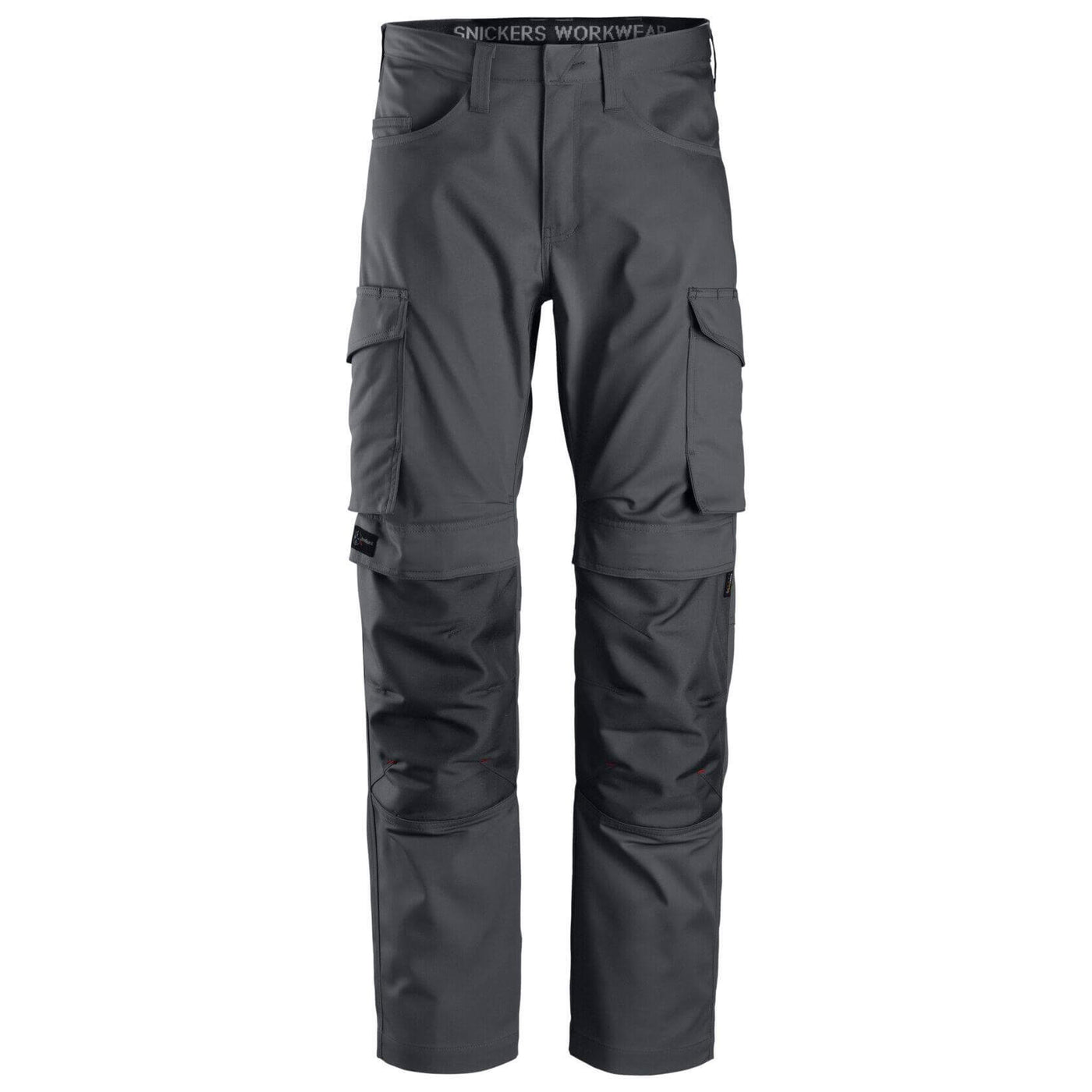 Snickers 6801 Service Trousers with Knee Pad Pockets Steel Grey Steel Grey Main #colour_steel-grey-steel-grey