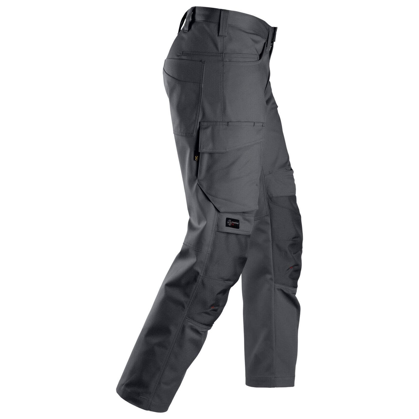 Snickers 6801 Service Trousers with Knee Pad Pockets Steel Grey Steel Grey right #colour_steel-grey-steel-grey
