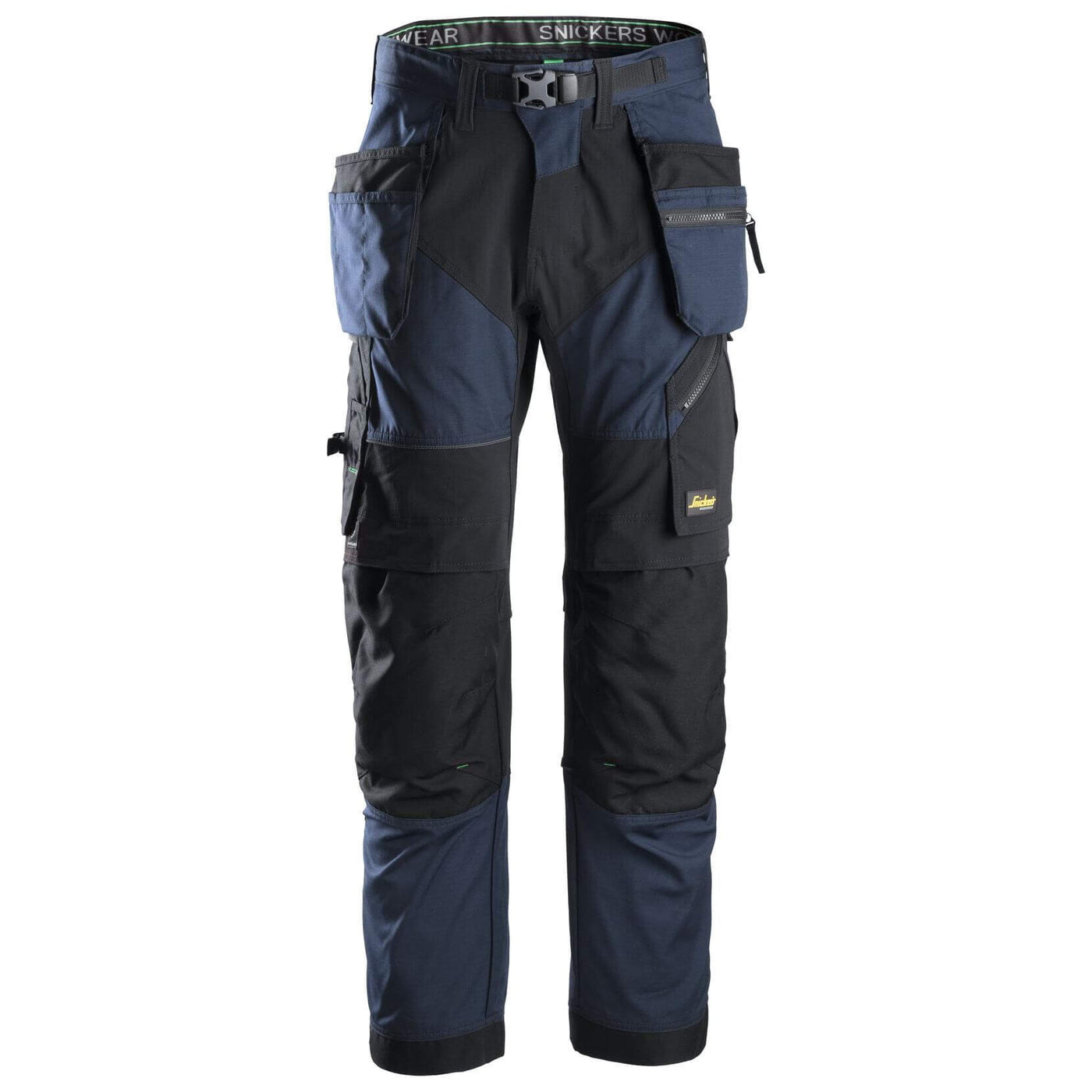 Snickers 6902 FlexiWork Lightweight Work Trousers with Holster Pockets Navy Black Main #colour_navy-black