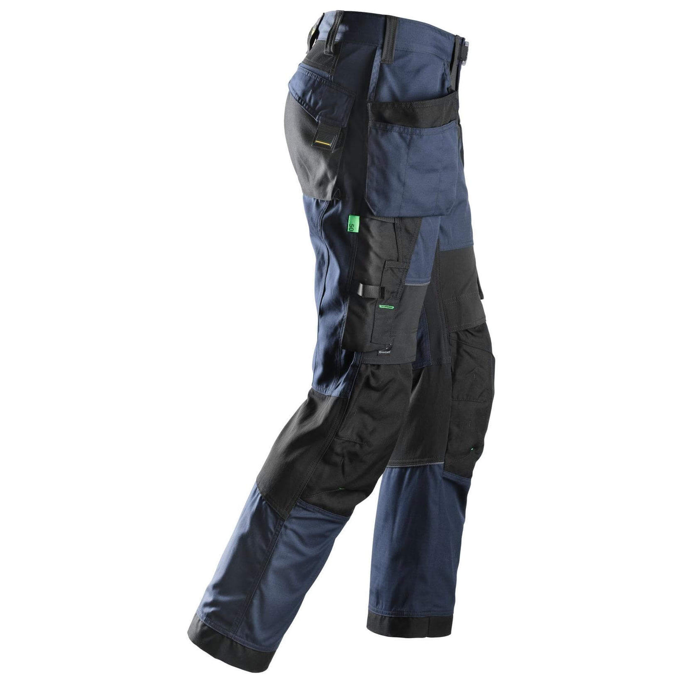 Snickers 6902 FlexiWork Lightweight Work Trousers with Holster Pockets Navy Black right #colour_navy-black
