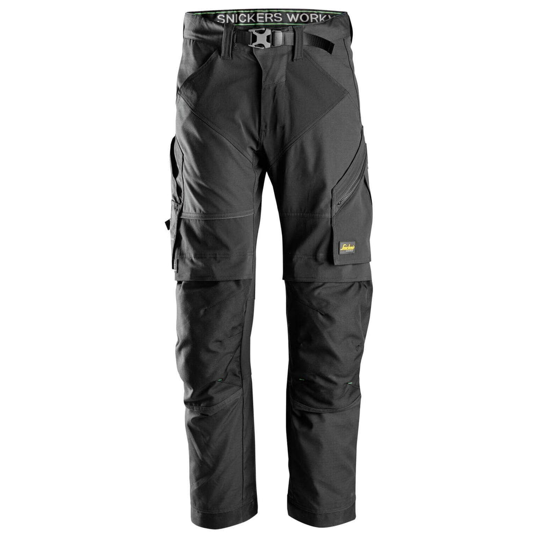 Snickers 6903 FlexiWork Lightweight Work Trousers Black Black Main #colour_black-black