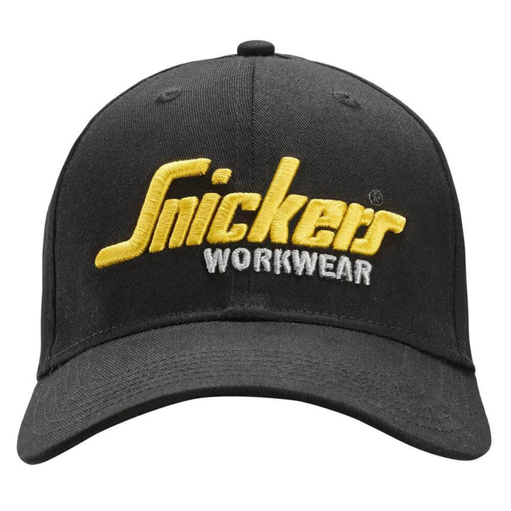 Snickers 9002 Flexible Cap Black Black Main #colour_black-black