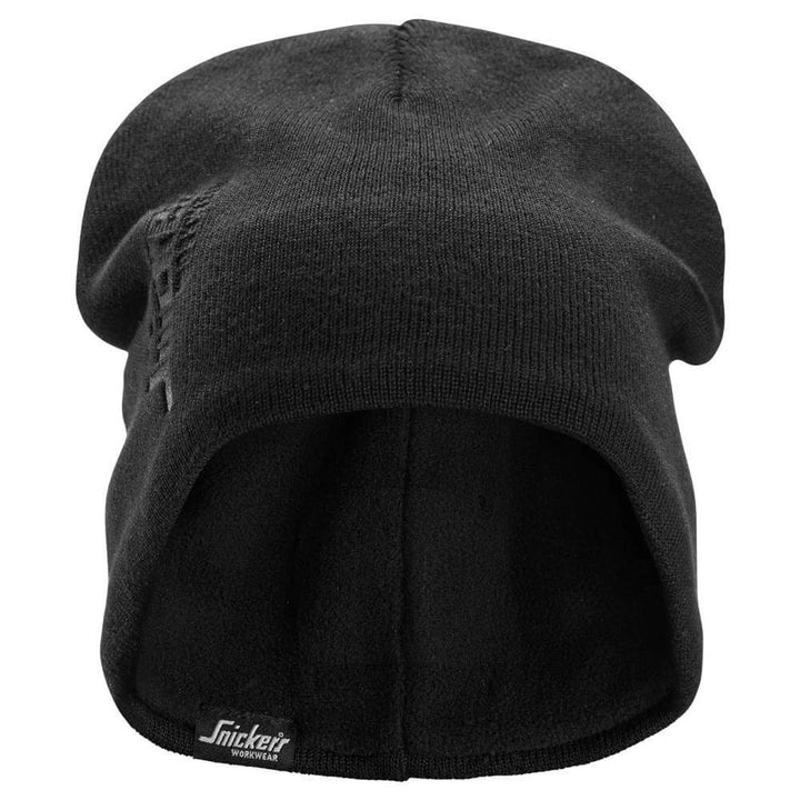 Snickers 9031 Windproof Beanie Black Main #colour_black