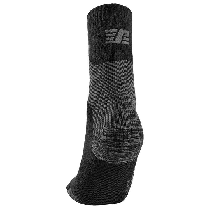 Snickers 9227 Heavy Wool Socks Black Steel Grey back 