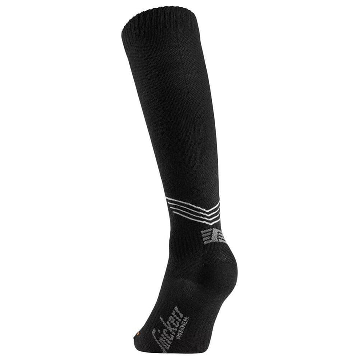 Snickers 9228 Wool Compression Knee High Socks Black back 