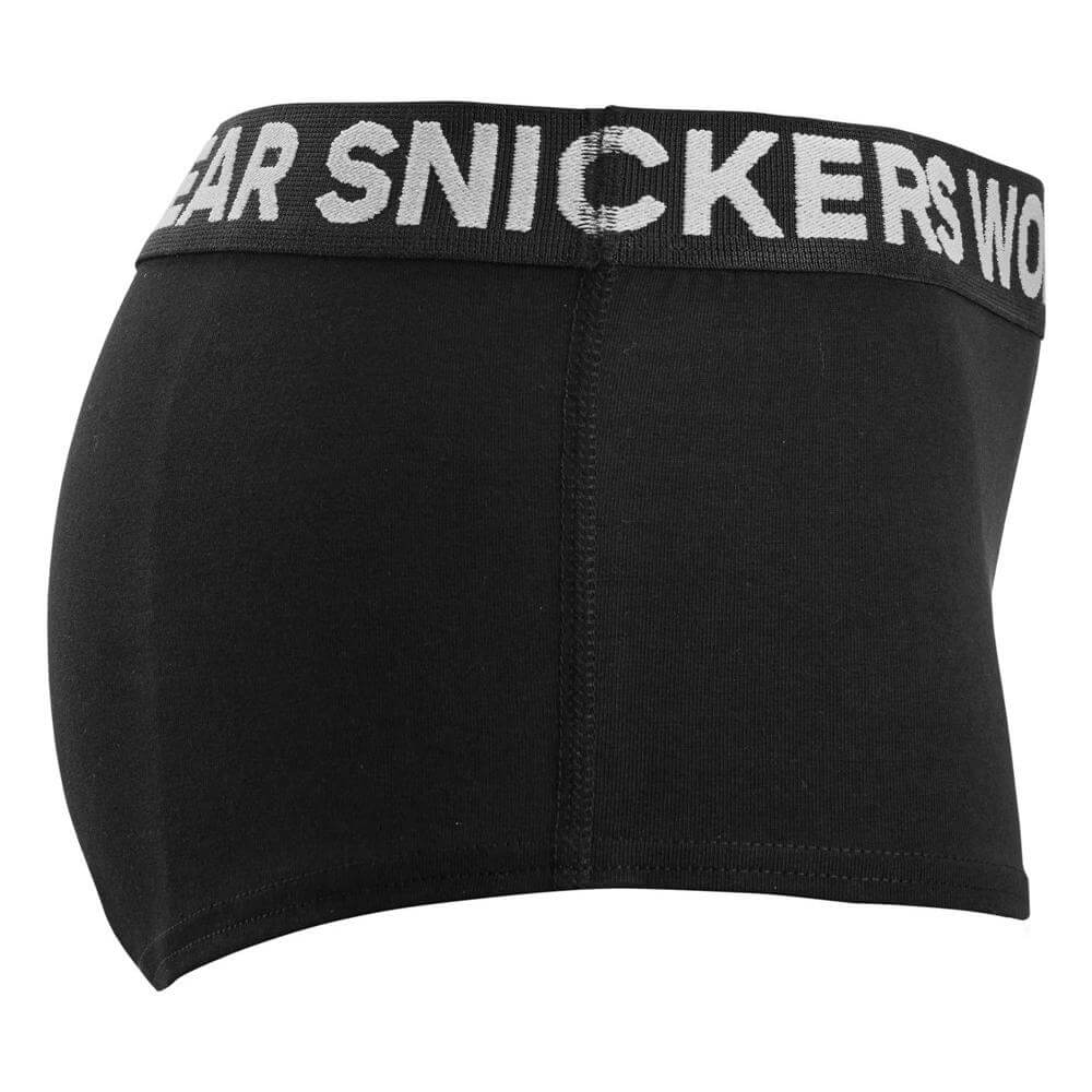 Snickers 9477 Womens Hipster Briefs 2 pack Black right #colour_black