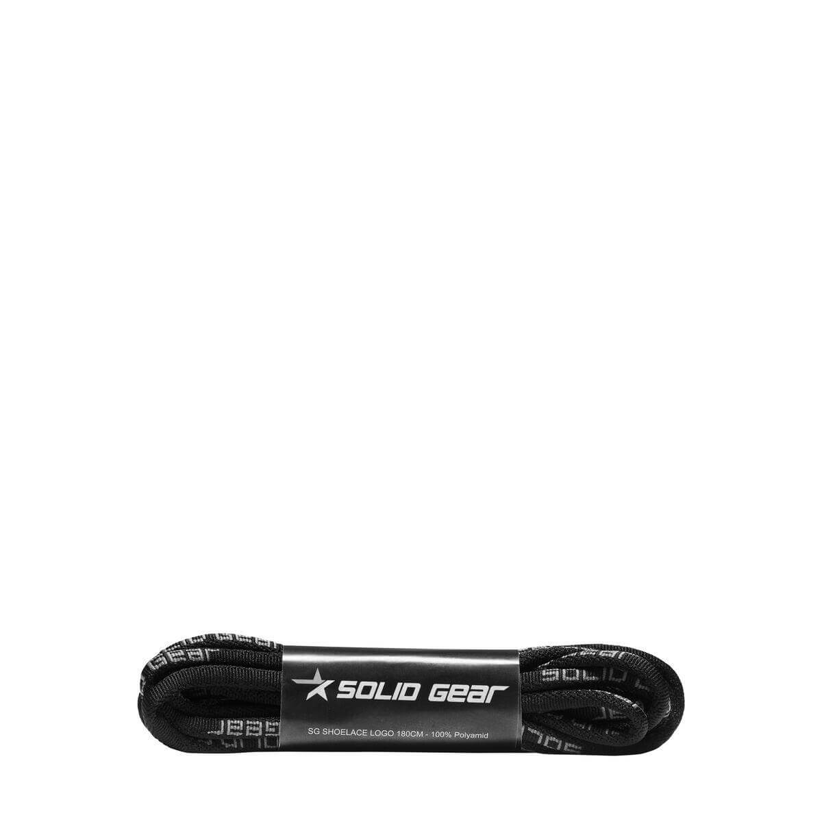 Solid Gear 20008 Logo Shoe Laces Black 01 #colour_black