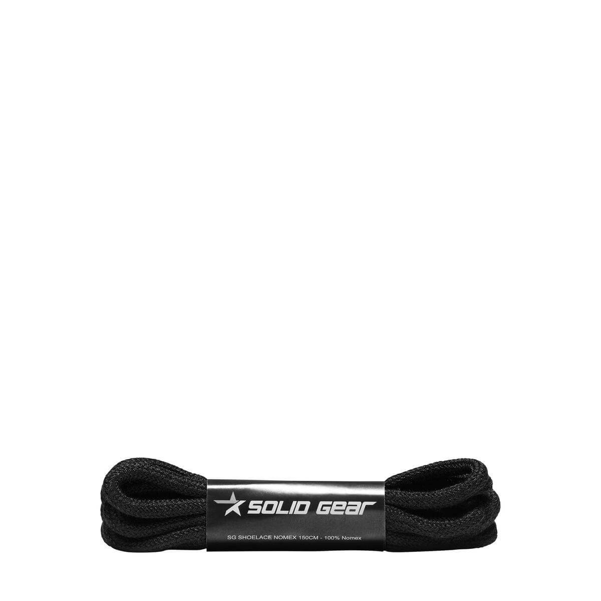 Solid Gear 20011 Nomex Shoe Laces Black 01 #colour_black