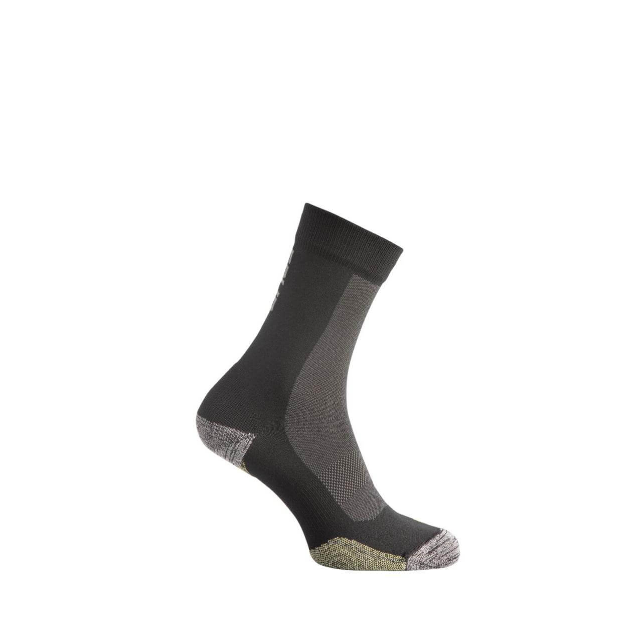 Solid Gear 30012 ESD Mid Length Socks Black Grey Main #colour_black-grey