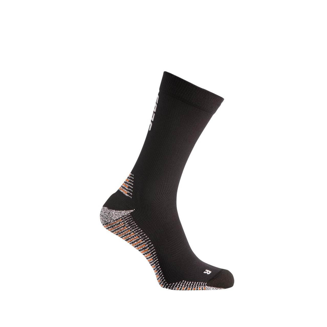 Solid Gear 30015 Grip Mid length Socks Black Grey Main #colour_black-grey
