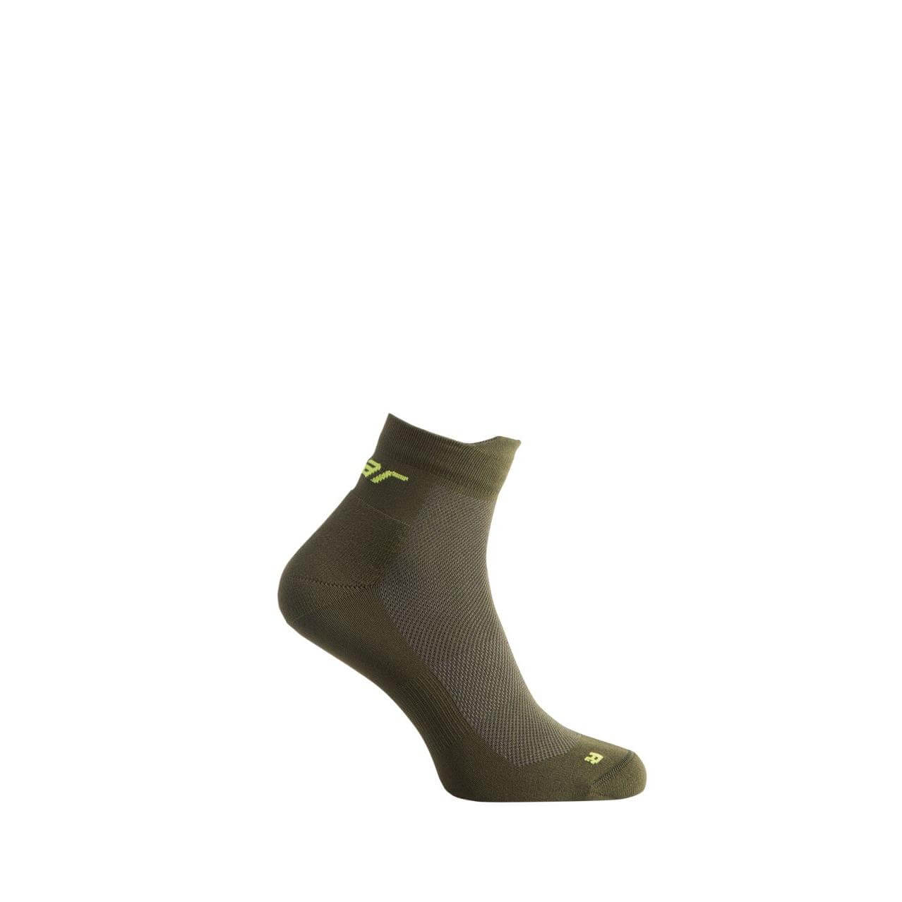 Solid Gear 30017 Green Lightweight Ankle Length Performance Socks 2 Pack Green Dark #colour_green