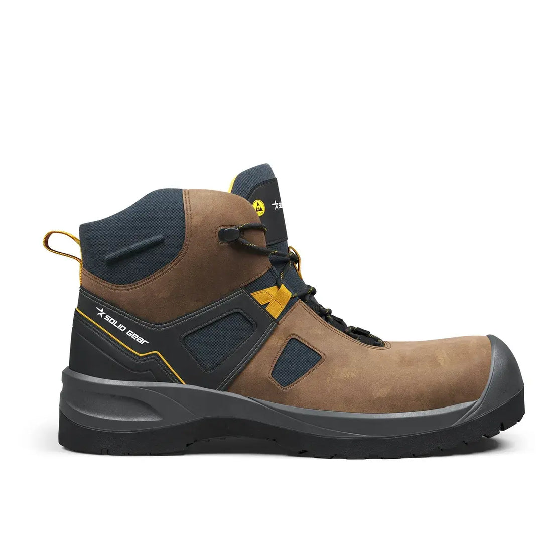 Solid Gear 73204 Essence Mid BRN YEL Brown Yellow 1 Square #colour_brown-yellow