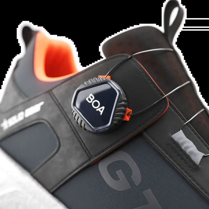 Solid Gear 76014 Revolution 2S GTX Low Navy Orange Detail1 Square #colour_navy-orange