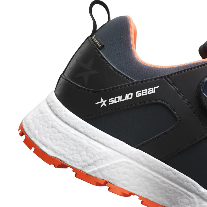 Solid Gear 76014 Revolution 2S GTX Low Navy Orange Detail4 Square #colour_navy-orange