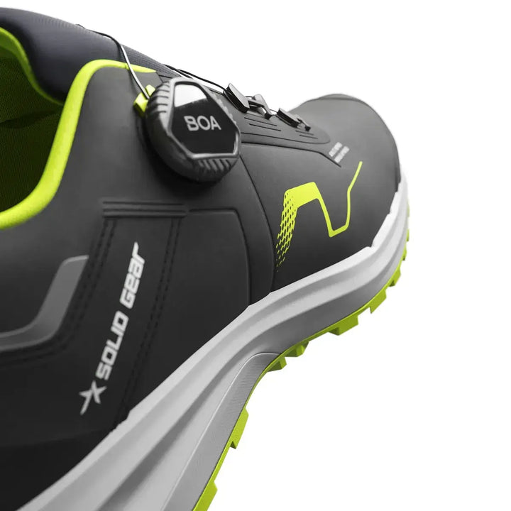 Solid Gear 80204 Sonar Low BLK GRN Black Green Detail3 Square #colour_black-green