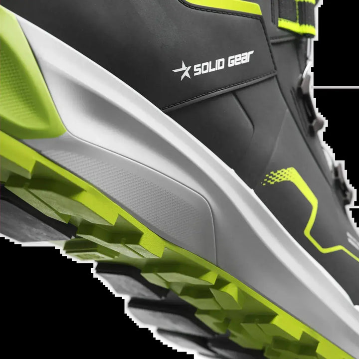 Solid Gear 80205 Sonar Mid BLK GRN Black Green Detail2 Square #colour_black-green