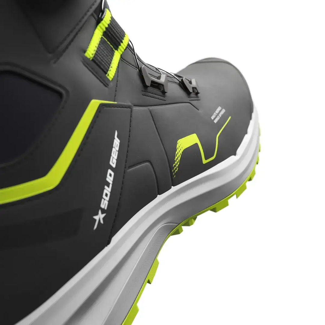 Solid Gear 80205 Sonar Mid BLK GRN Black Green Detail3 Square #colour_black-green