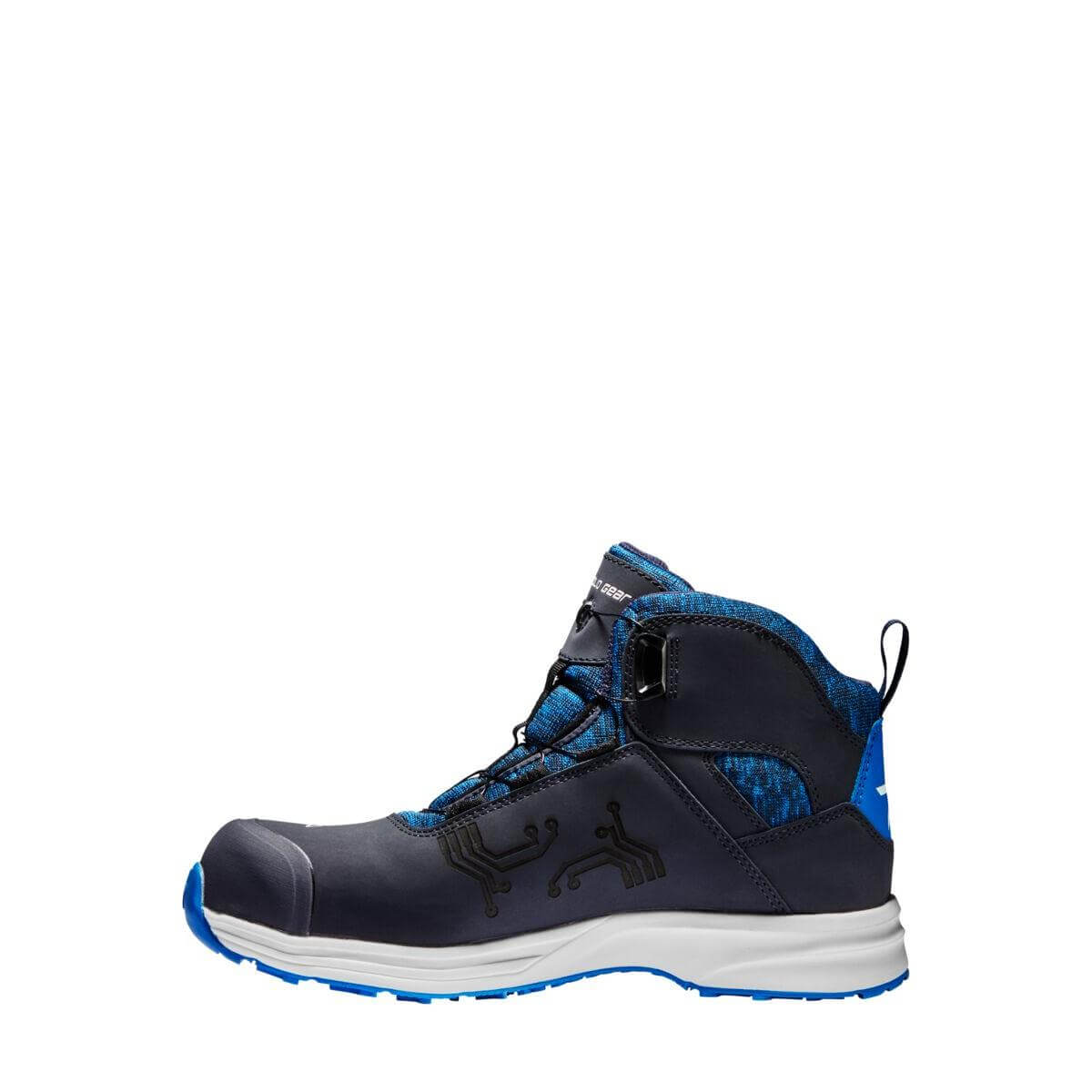 Solid Gear by Snickers 61002 Nautilus Lightweight Metal Free BOA S3 ESD Wide Fit Safety Trainer Boots Navy 002 #colour_navy