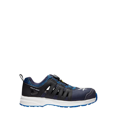 Solid Gear by Snickers 61003 Atlantic Wide Fit ESD S1P Safety Trainer Shoes Navy 01 #colour_navy