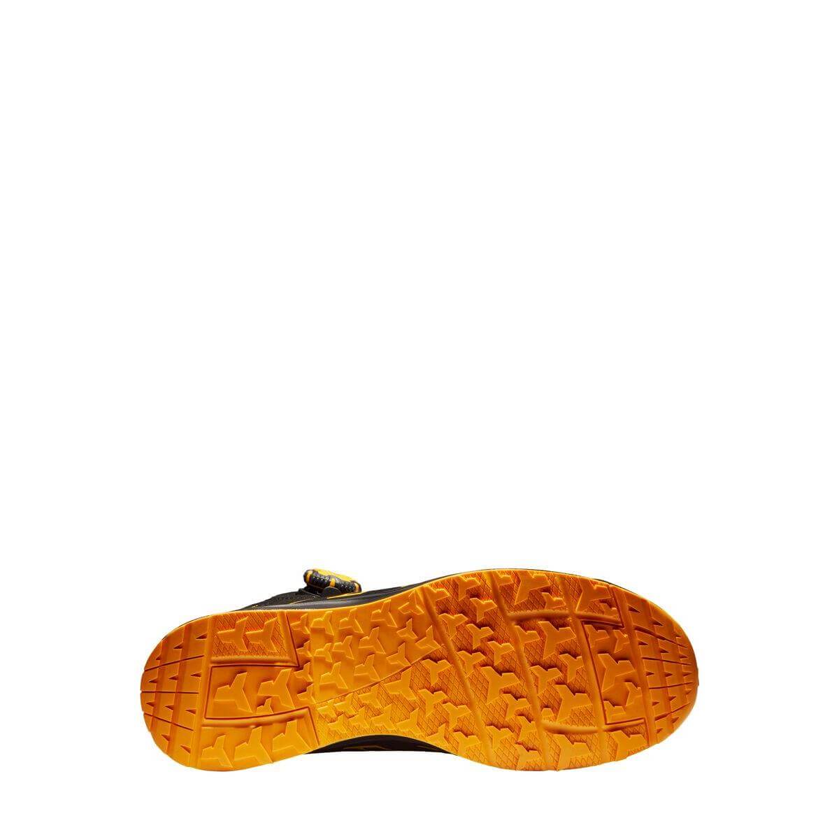 Solid Gear by Snickers 61005 Reckon Wide Fit Mid Cut BOA S3 Compoite Toe Cap Safety Boots Black Orange 03 #colour_black-orange