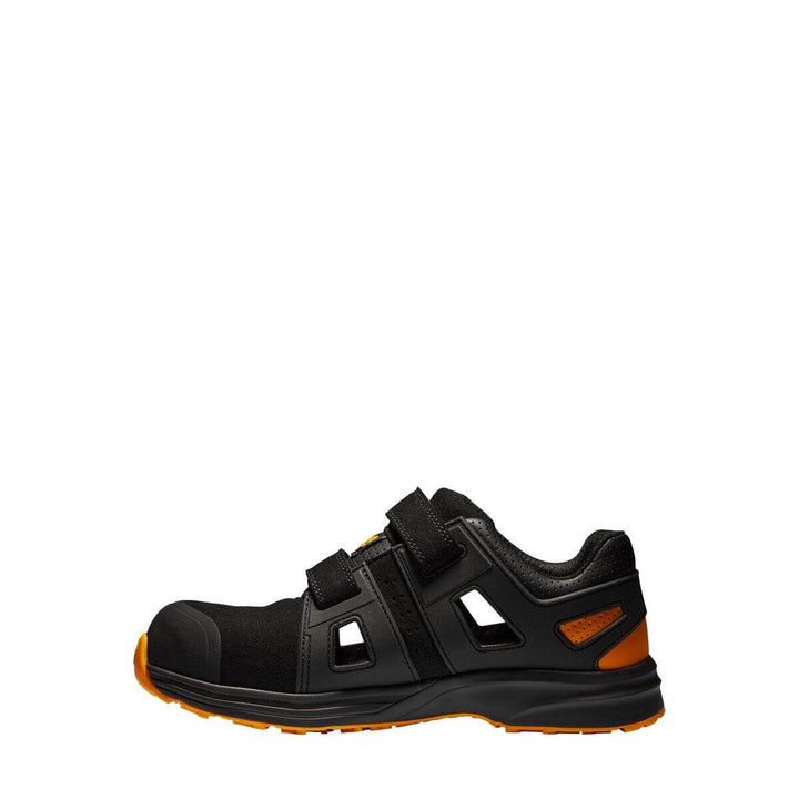 Solid Gear by Snickers 61007 Dune Lightweight Metal Free S1P Safety Sandals Black Orange 02 #colour_black-orange