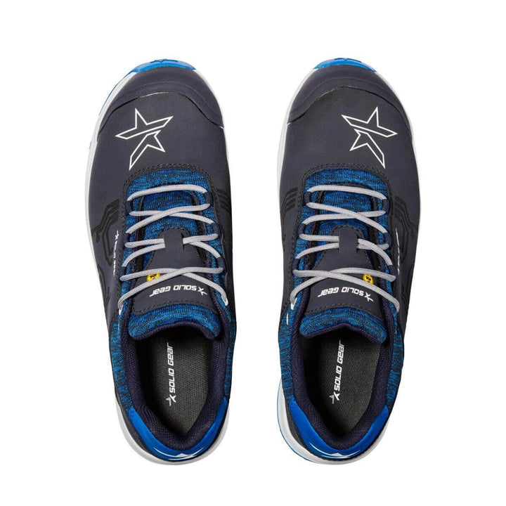 Solid Gear by Snickers 61008 Sea ESD S3 Wide Fit Safety Trainer Shoes Navy 006 #colour_navy