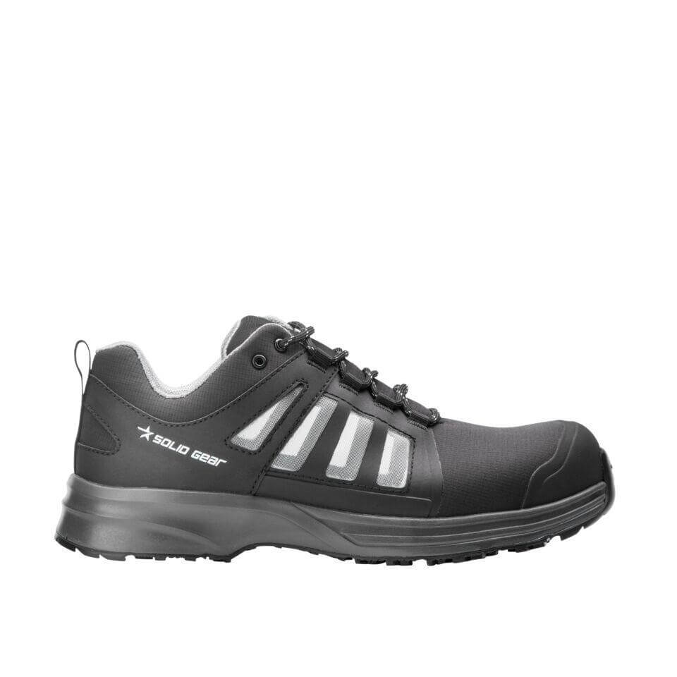 Solid Gear by Snickers 61013 Stream S1PS Wide Fit Composite Toe ESD Safety Shoes Black 1 #colour_black