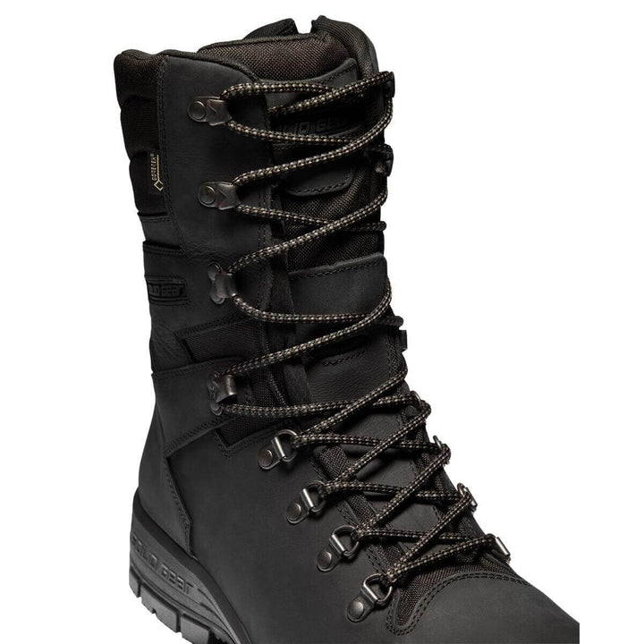 Solid Gear by Snickers 75001 Delta GTX High Leg Side Zip Premium Leather Gore Tex Waterproof Wool Lined Winter S3 Safety Boots Black 06 #colour_black