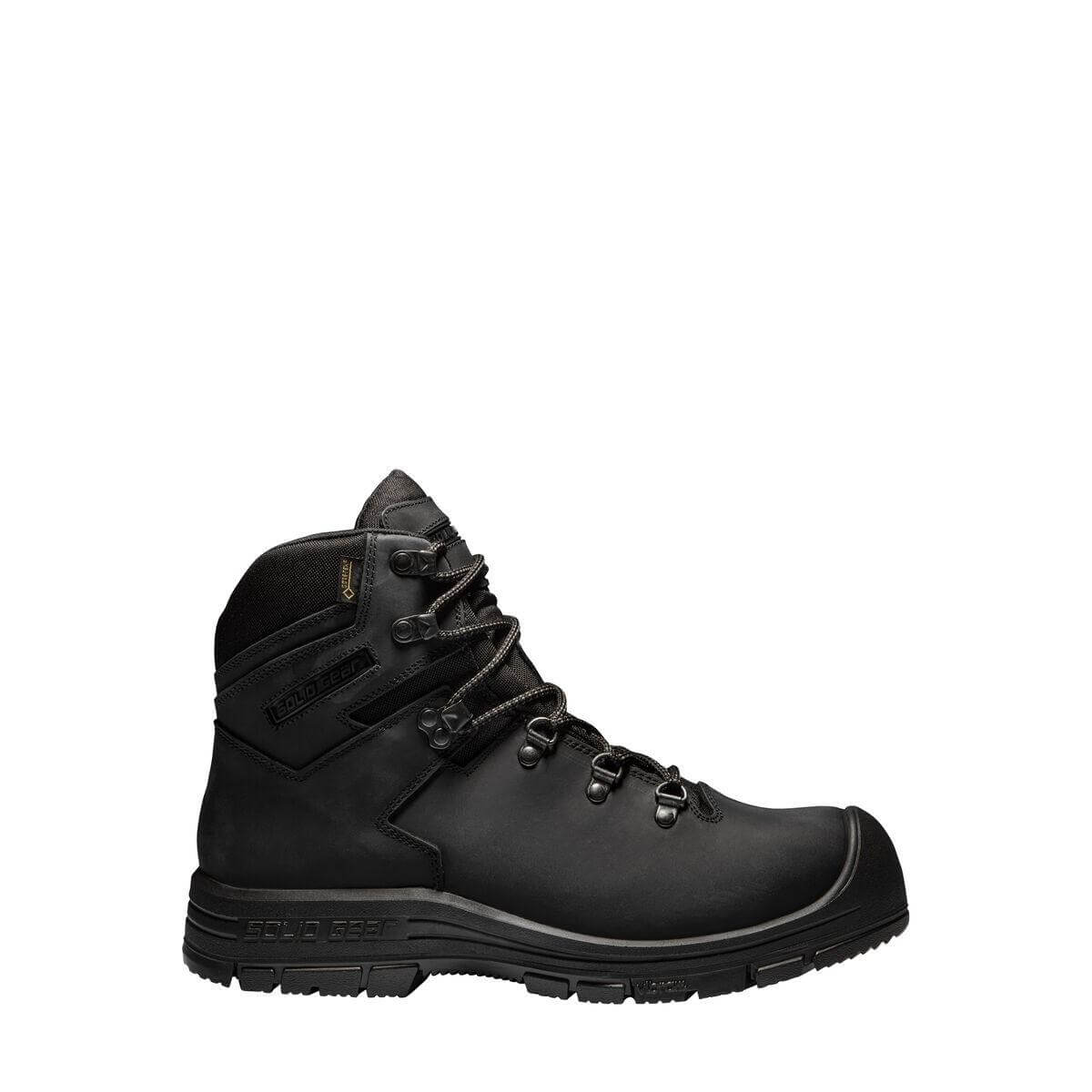 Solid Gear by Snickers 75002 Bravo GTX Gore Tex Wide Fit Waterproof Composite Toe S3 Safety Boots Black 01 #colour_black