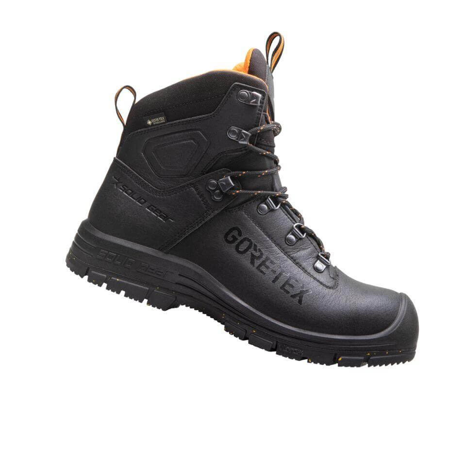 Solid Gear by Snickers 75008 Bravo 2 GTX EG Gore Tex Wide Fit Waterproof Composite Toe S7S Safety Boots Black 1B #colour_black