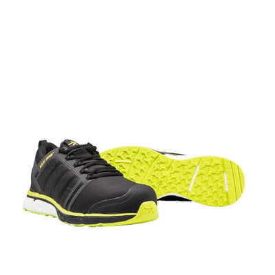 Solid Gear by Snickers 76001 Revolution Super Comfort S3 Composite Nano Toe Cap Safety Trainer Shoes Black Yellow 5 #colour_black-yellow