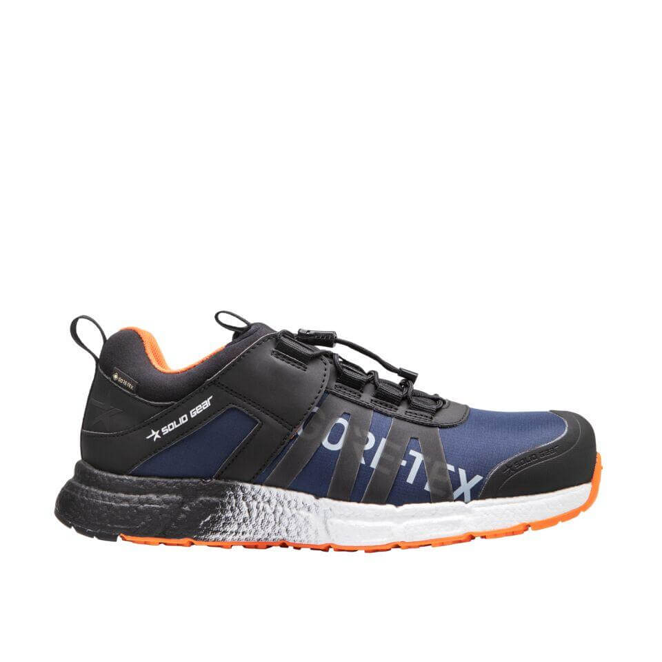 Solid Gear by Snickers 76010 Revolution 2 GTX Lightweight Super Comfort GORE TEX S3 Waterproof Safety Trainer Shoes Black Navy 1 #colour_black-navy