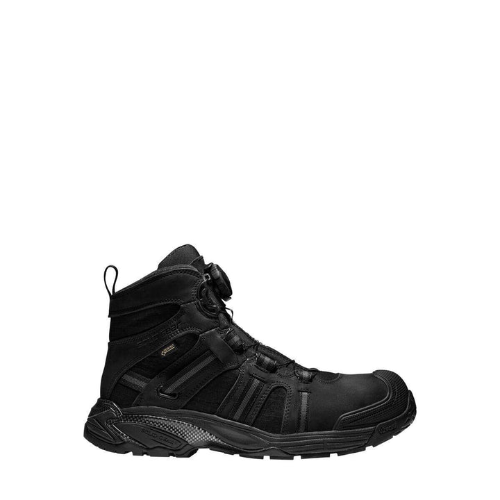 Solid Gear by Snickers 80009 Marshal GTX Nubuck Leather and Ripstop Cordura GORE TEX Waterproof BOA S3 Wide Fit Safety Boots Black 01 #colour_black