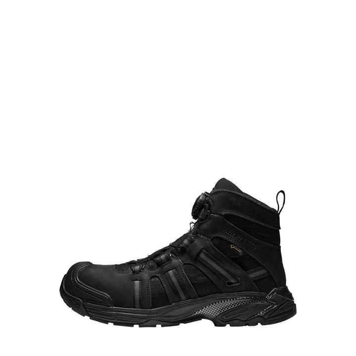 Solid Gear by Snickers 80009 Marshal GTX Nubuck Leather and Ripstop Cordura GORE TEX Waterproof BOA S3 Wide Fit Safety Boots Black 02 #colour_black