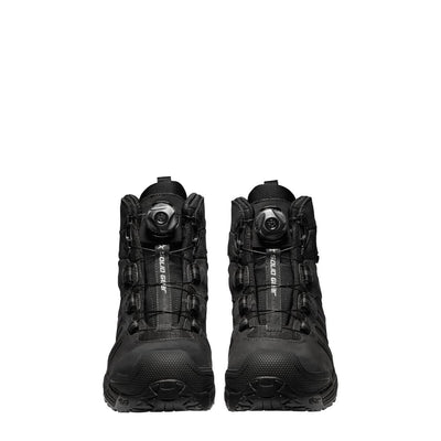 Solid Gear by Snickers 80009 Marshal GTX Nubuck Leather and Ripstop Cordura GORE TEX Waterproof BOA S3 Wide Fit Safety Boots Black 05 #colour_black