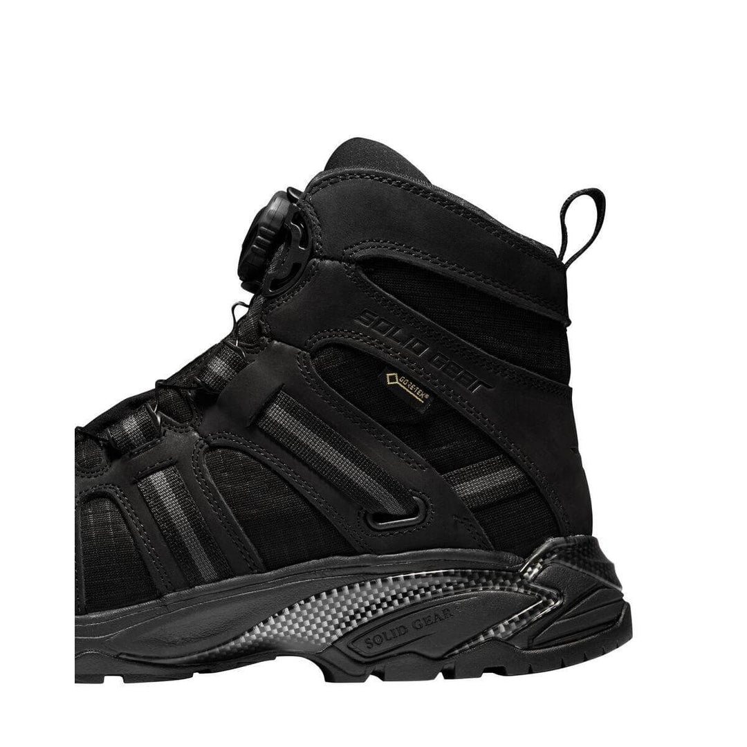 Solid Gear by Snickers 80009 Marshal GTX Nubuck Leather and Ripstop Cordura GORE TEX Waterproof BOA S3 Wide Fit Safety Boots Black 07 #colour_black