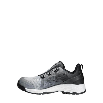 Solid Gear by Snickers 80010 Grit BOA S3 Wide Fit Composite Toe Safety Trainer Shoes Black Grey 02 #colour_black-grey