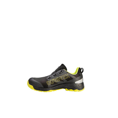 Solid Gear by Snickers 80011 Prime GTX Low Lightweight GORE TEX Waterproof BOA S3 Wide Fit Safety Trainer Shoes Black Yellow 02 #colour_black-yellow