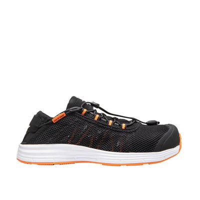 Solid Gear by Snickers 80122 Cloud 2.0 Super Lightweight Breathable Mesh S1 Composite Toe cap Safety Trainer Shoes Black Orange 1 #colour_black-orange