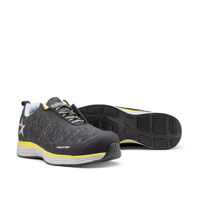 Solid Gear by Snickers 80124 Haze Saturn Lightweight S1P Composite Nano Toe Cap Safety Trainer Shoes Black Yellow 5 #colour_black-yellow