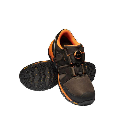 Solid Gear by Snickers 81003 Tigris GTX AG Low Gore Tex Waterproof S3 BOA Wide Fit Composite Toe Cap Safety Shoes Black Orange 05 #colour_black-orange