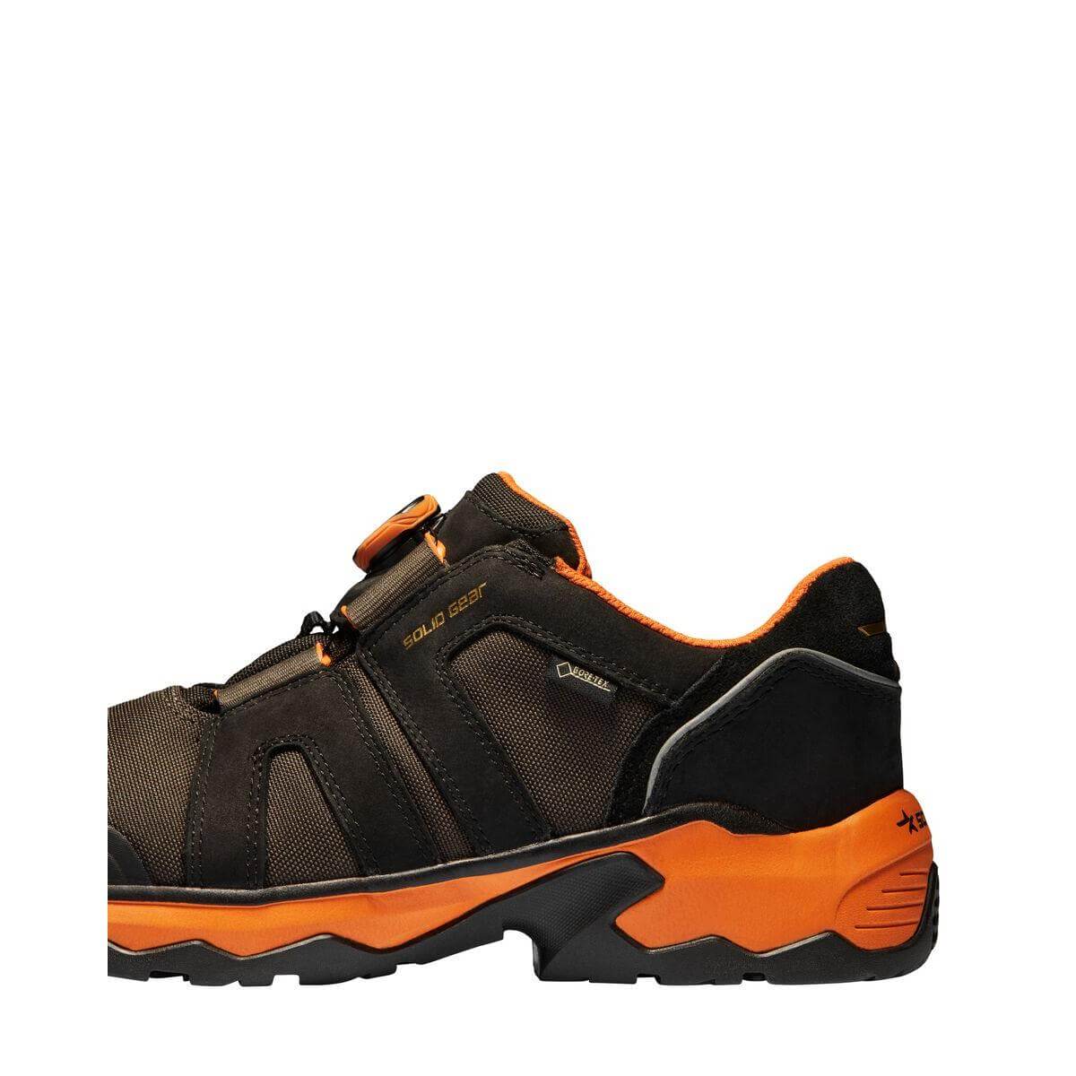 Solid Gear by Snickers 81003 Tigris GTX AG Low Gore Tex Waterproof S3 BOA Wide Fit Composite Toe Cap Safety Shoes Black Orange 07 #colour_black-orange
