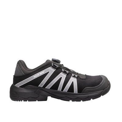 Solid Gear by Snickers 81005 Onyx Low Cordura Canvas Wide Fit S3 BOA Composite Safety Shoes Black 1 #colour_black