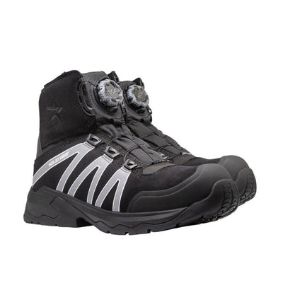 Solid Gear by Snickers 81006 Onyx Mid Cut Cordura Canvas Wide Fit S3 BOA Composite Safety Boots Black 7 #colour_black