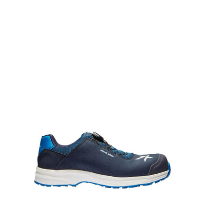 Solid Gear by Snickers SG61001 Ocean Lightweight Metal Free BOA S1P ESD Safety Trainer Shoes Navy 01 #colour_navy