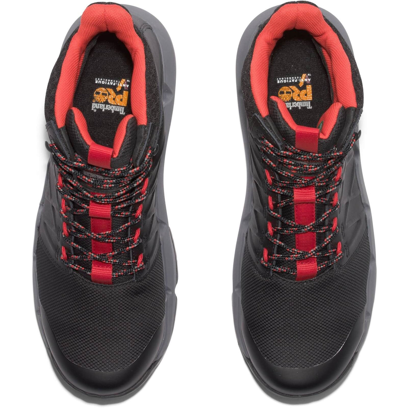 Timberland Pro Morphix 6 Inch Waterproof Composite S7L Hiker Safety Boots Black/Red 5#colour_black-red