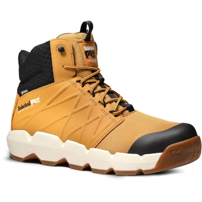 Timberland Pro Morphix 6 Inch Waterproof Composite S7L Hiker Safety Boots Wheat Light Brown 1#colour_wheat-light-brown