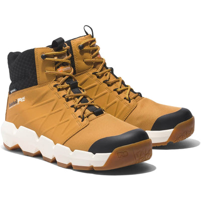 Timberland Pro Morphix 6 Inch Waterproof Composite S7L Hiker Safety Boots Wheat Light Brown 3#colour_wheat-light-brown